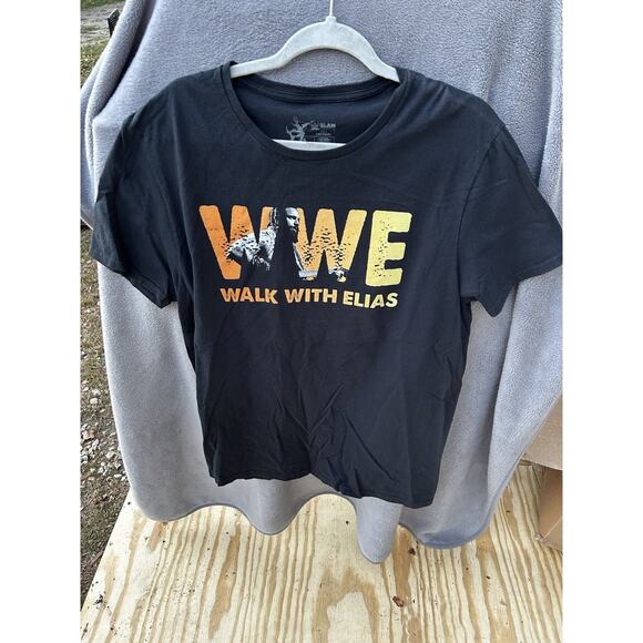 WWE Other - WWE Walk With Elias T-Shirt Black Lootcrate Slamcrate Mens Large W7